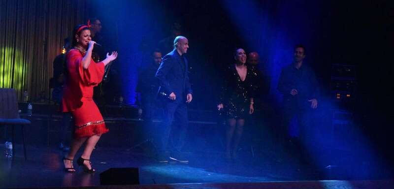 Momento del concierto tributo/Francisco Javier Santana.